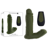 Buy Gender X THE HUNK - Green 15.2 cm USB Rechargeable Thrusting Vibrator with Remote – Naughtyhut NZ sex toys online. Discreet delivery & top brands.