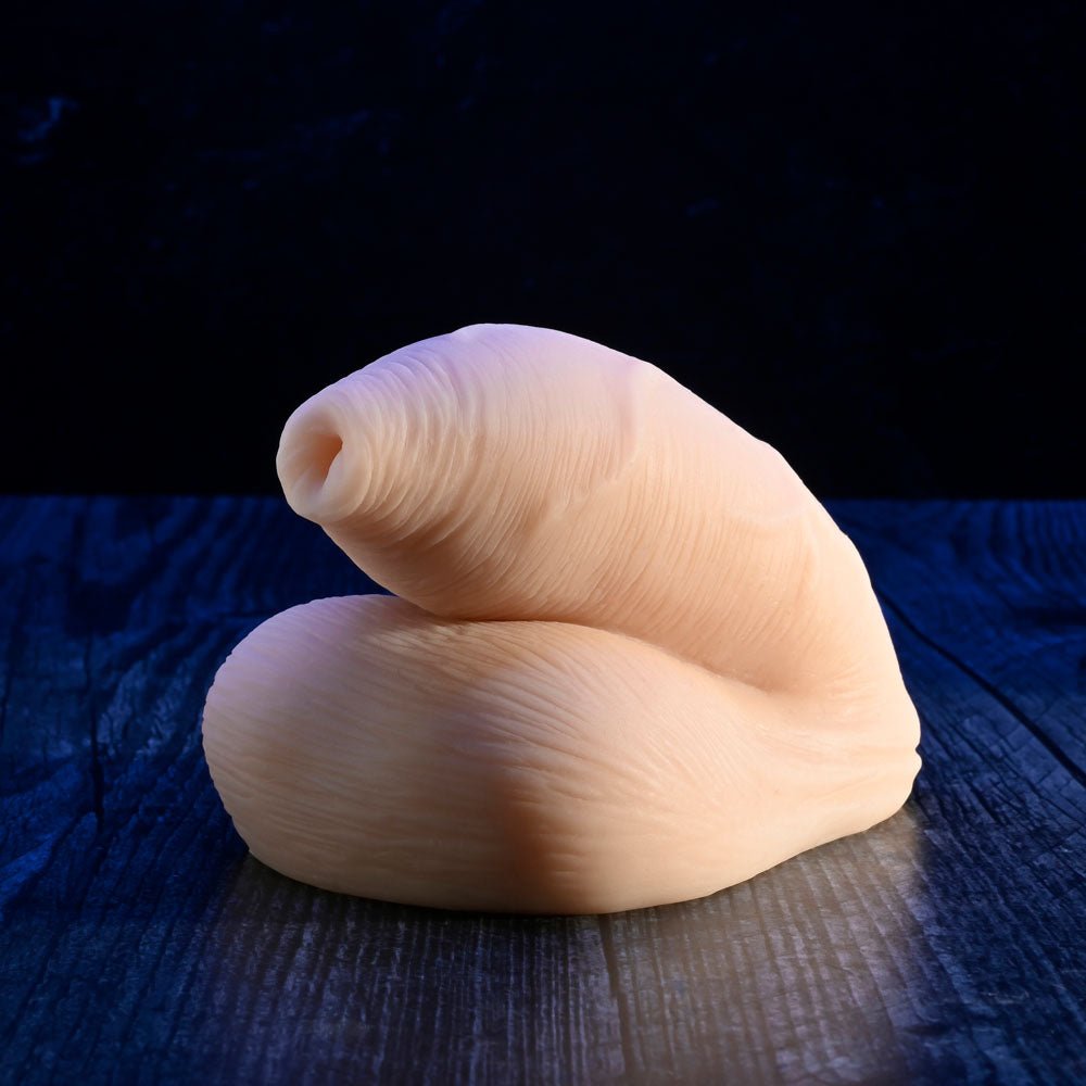 Buy Gender X THE UNCIRCUMCISED PACKER - Light - Flesh 11.5 cm Packer – Naughtyhut NZ sex toys online. Discreet delivery & top brands.