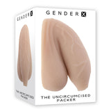 Buy Gender X THE UNCIRCUMCISED PACKER - Light - Flesh 11.5 cm Packer – Naughtyhut NZ sex toys online. Discreet delivery & top brands.