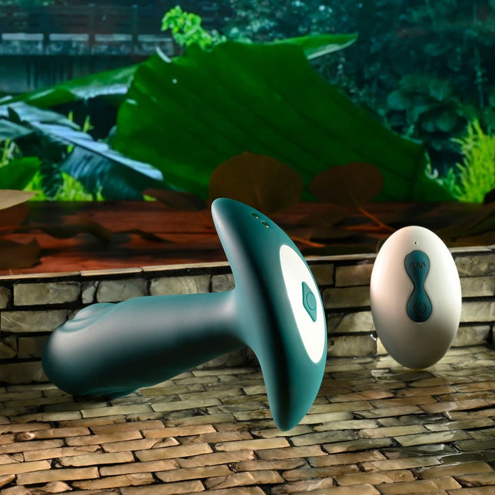 Gender X TUNNEL TAPPER - Grey 12.1 cm USB Rechargeable Tapping Anal Plug with Wireless Remote – Sex toys NZ by Naughtyhut. Discreet delivery nationwide.