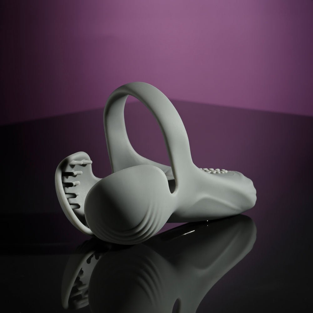 Buy Gender X UNDERCARRIAGE - Grey USB Rechargeable Vibrating Ring – Naughtyhut NZ sex toys online. Discreet delivery & top brands.