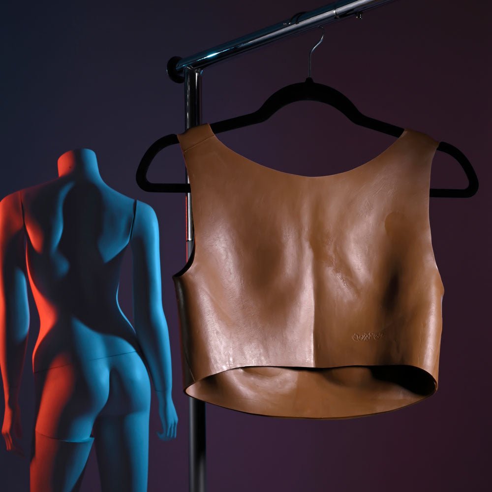 Buy Gender X UNDERGARMENTS - PLATE C - CUP - Dark - Brown Wearable Breasts - C - Cup Size – Naughtyhut NZ sex toys online. Discreet delivery & top brands.