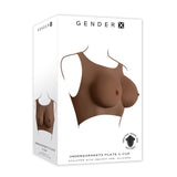 Buy Gender X UNDERGARMENTS - PLATE C - CUP - Dark - Brown Wearable Breasts - C - Cup Size – Naughtyhut NZ sex toys online. Discreet delivery & top brands.