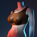 Buy Gender X UNDERGARMENTS - PLATE C - CUP - Dark - Brown Wearable Breasts - C - Cup Size – Naughtyhut NZ sex toys online. Discreet delivery & top brands.