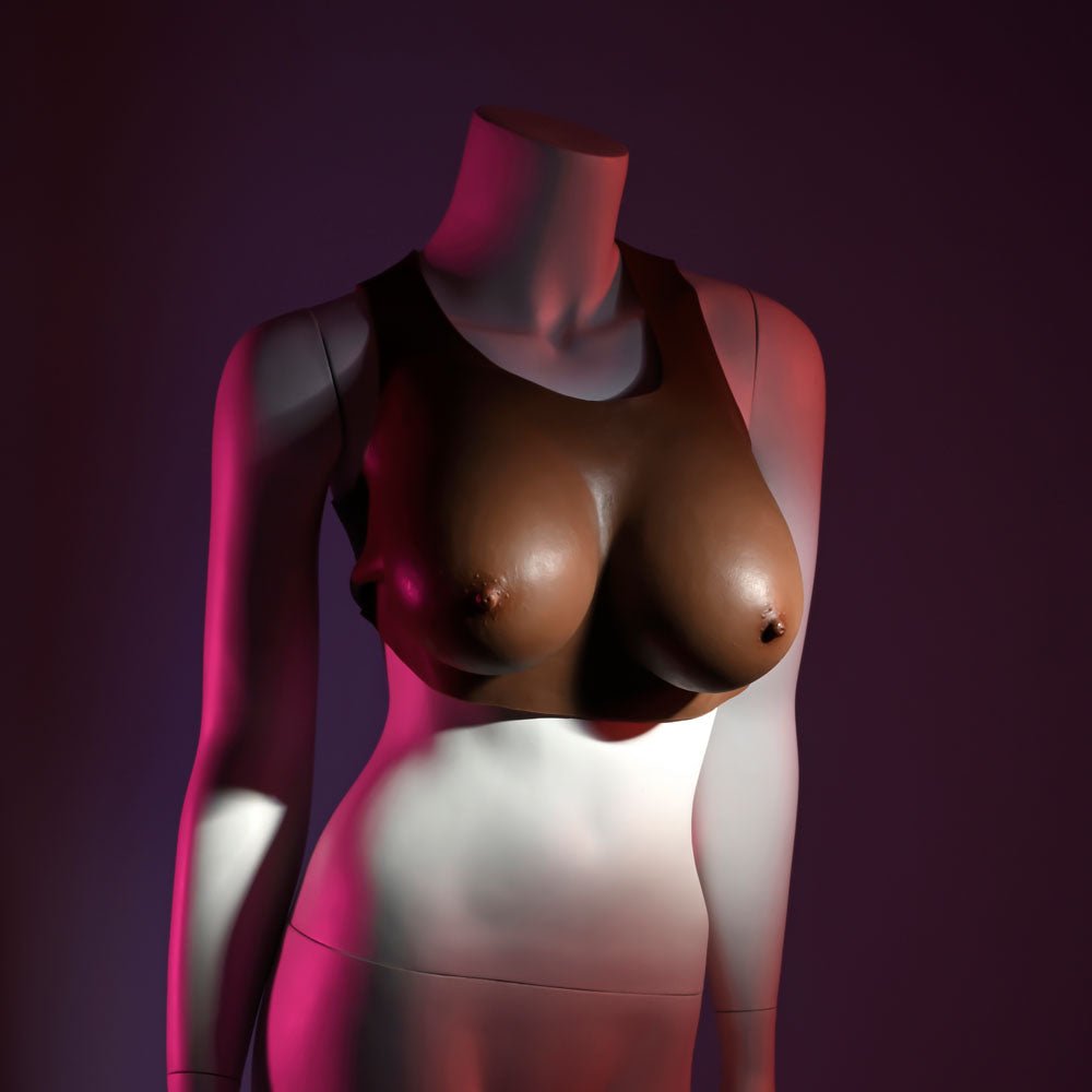 Buy Gender X UNDERGARMENTS - PLATE D - CUP - Dark - Brown Wearable Breasts - D - Cup Size – Naughtyhut NZ sex toys online. Discreet delivery & top brands.