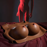 Buy Gender X UNDERGARMENTS - PLATE D - CUP - Dark - Brown Wearable Breasts - D - Cup Size – Naughtyhut NZ sex toys online. Discreet delivery & top brands.