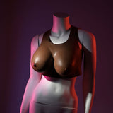 Buy Gender X UNDERGARMENTS - PLATE D - CUP - Dark - Brown Wearable Breasts - D - Cup Size – Naughtyhut NZ sex toys online. Discreet delivery & top brands.