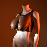 Buy Gender X UNDERGARMENTS - PLATE E - CUP - Dark - Brown Wearable Breasts - E - Cup Size – Naughtyhut NZ sex toys online. Discreet delivery & top brands.