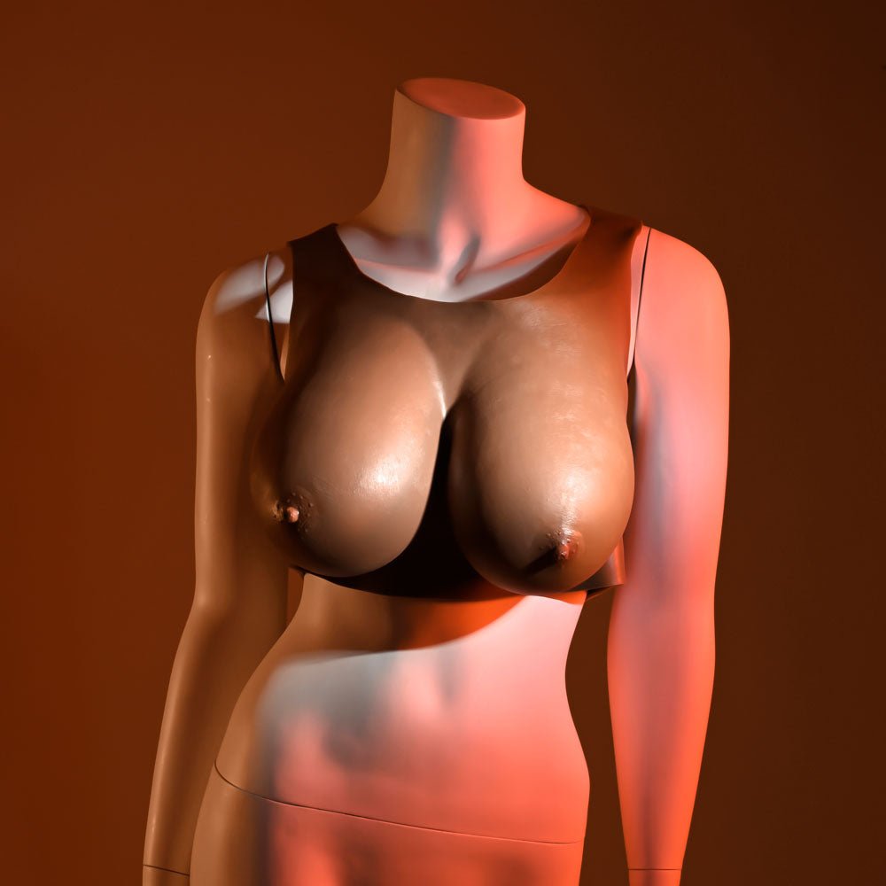 Buy Gender X UNDERGARMENTS - PLATE E - CUP - Dark - Brown Wearable Breasts - E - Cup Size – Naughtyhut NZ sex toys online. Discreet delivery & top brands.