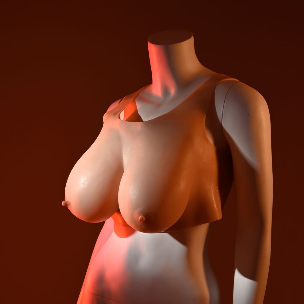 Buy Gender X UNDERGARMENTS - PLATE E - CUP - Light - Flesh Wearable Breasts - E - Cup Size – Naughtyhut NZ sex toys online. Discreet delivery & top brands.