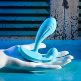 Buy Gender X WEAR ME OUT - Blue 11.1 cm USB Rechargeable Wearable Vibrator with Wireless Remote – Naughtyhut NZ sex toys online. Discreet delivery & top brands.