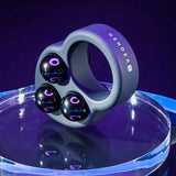 Buy Gender X WORKOUT RING - Black Weighted Cock Ring – Naughtyhut NZ sex toys online. Discreet delivery & top brands.