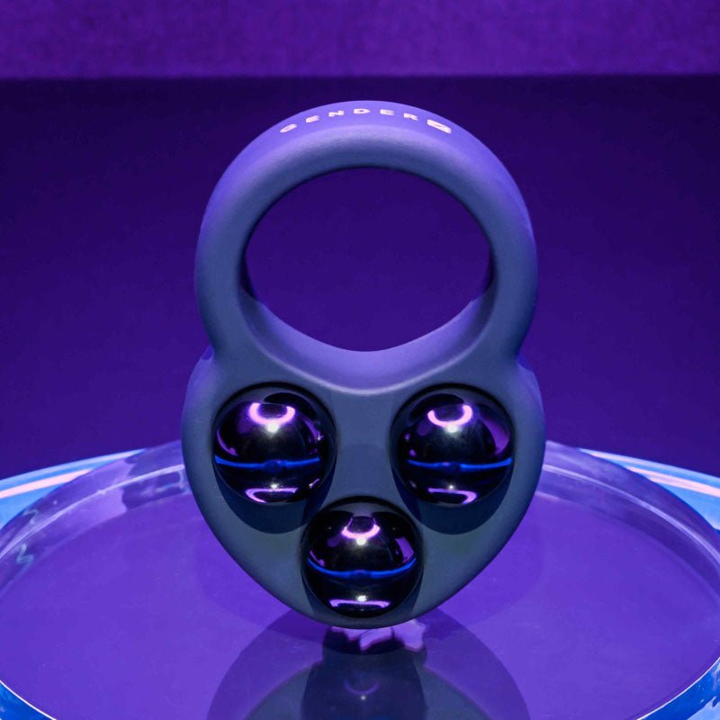 Buy Gender X WORKOUT RING - Black Weighted Cock Ring – Naughtyhut NZ sex toys online. Discreet delivery & top brands.