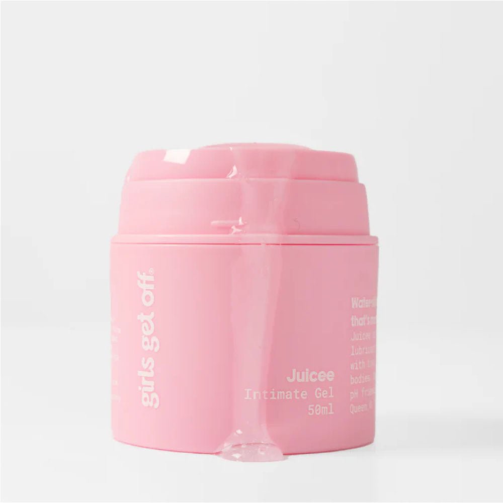 Buy Girls Get Off - Juicee - Water Based Lubricant - 50 ml Bottle – Naughtyhut NZ sex toys online. Discreet delivery & top brands.