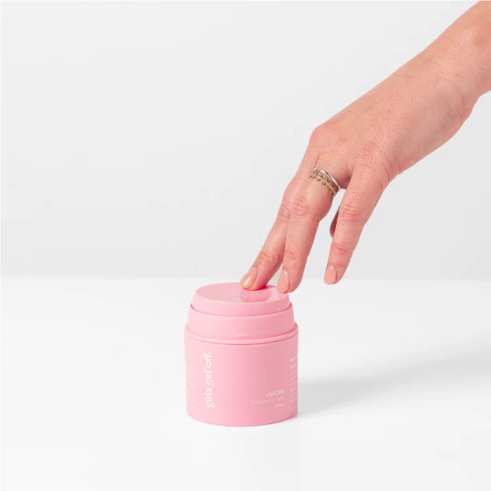 Buy Girls Get Off - Juicee - Water Based Lubricant - 50 ml Bottle – Naughtyhut NZ sex toys online. Discreet delivery & top brands.
