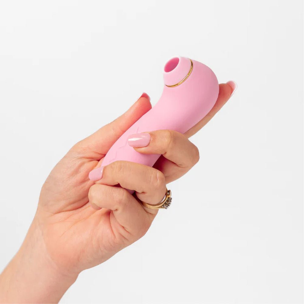 Buy Girls Get Off - Missy - Pink USB Rechargeable Air Pulse Clitoral Stimulator – Naughtyhut NZ sex toys online. Discreet delivery & top brands.