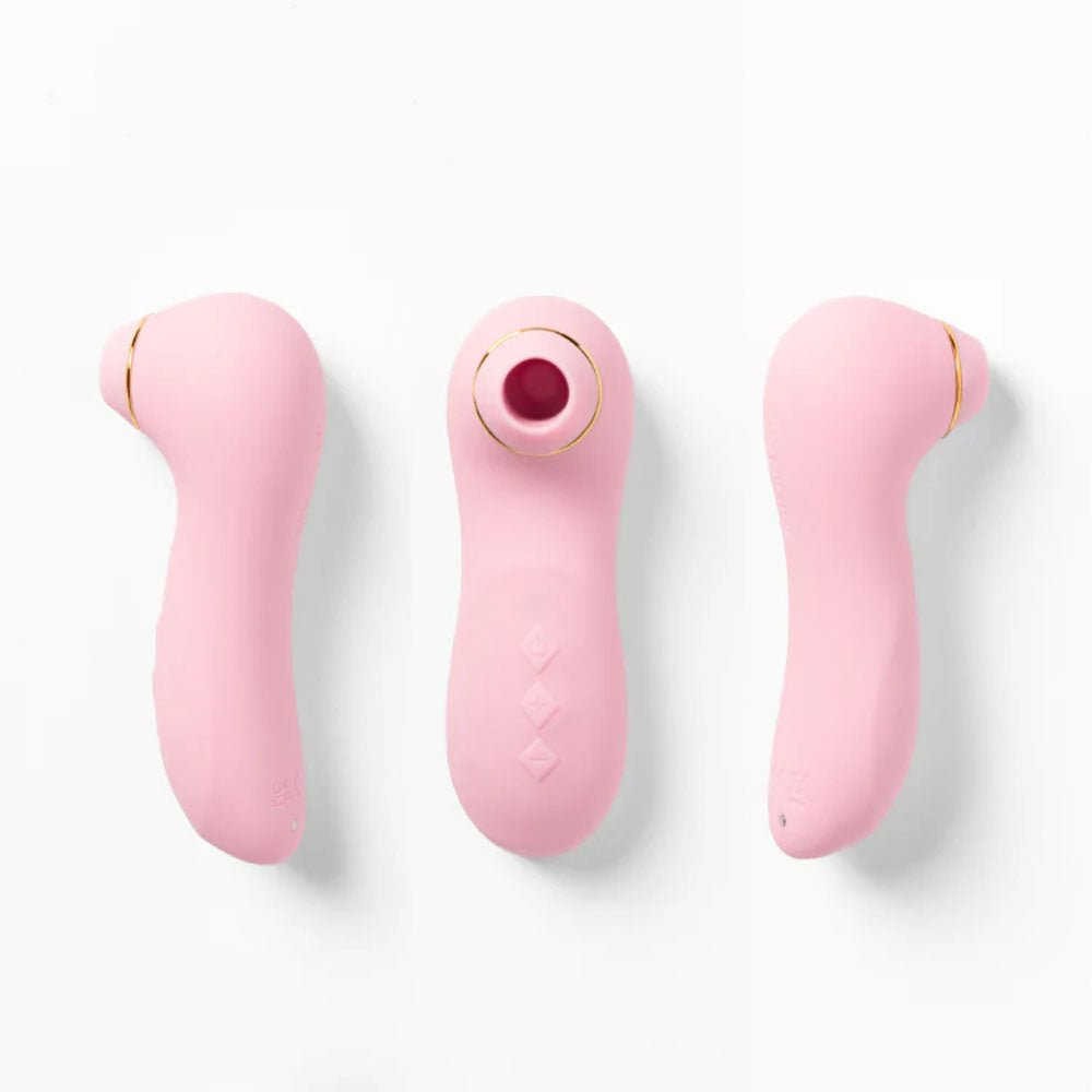 Buy Girls Get Off - Missy - Pink USB Rechargeable Air Pulse Clitoral Stimulator – Naughtyhut NZ sex toys online. Discreet delivery & top brands.