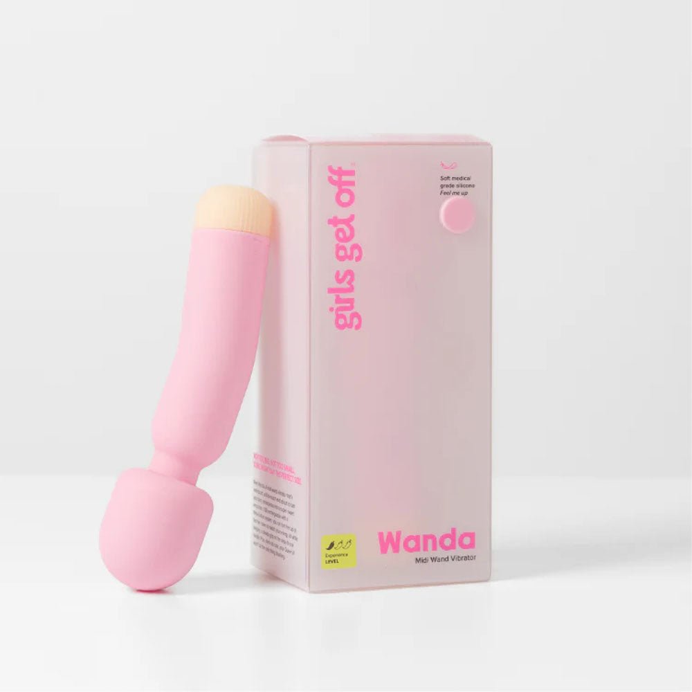 Girls Get Off - Wanda - Pink 16.8 cm USB Rechargeable Massage Wand – Sex toys NZ by Naughtyhut. Discreet delivery nationwide.