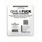 Buy Give A Fuck Drink Markers - Novelty Drink Markers - Set of 6 – Naughtyhut NZ sex toys online. Discreet delivery & top brands.