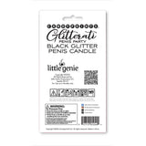 Buy Glitterati Black Glitter Penis Candle - Black 10 cm Penis Party Candle – Naughtyhut NZ sex toys online. Discreet delivery & top brands.
