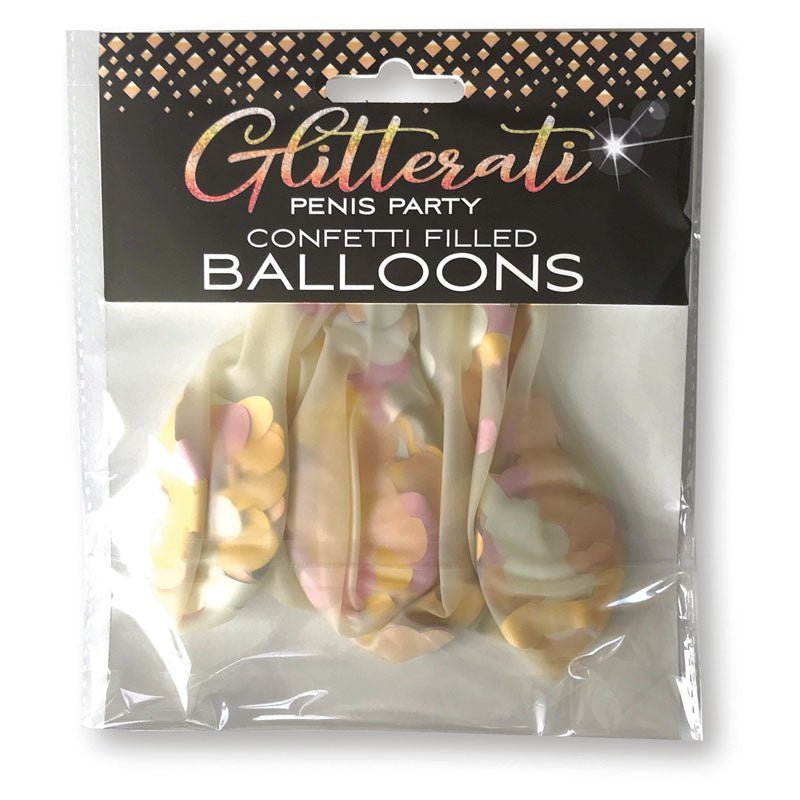 Glitterati - Confetti Balloons - Party Balloons - 5 Pack – Sex toys NZ by Naughtyhut. Discreet delivery nationwide.