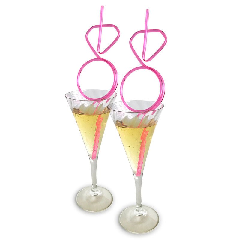 Glitterati - Diamond Straw Set - Hens Party Novelty - Set of 8 – Sex toys NZ by Naughtyhut. Discreet delivery nationwide.
