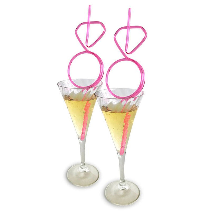 Glitterati - Diamond Straw Set - Hens Party Novelty - Set of 8 – Sex toys NZ by Naughtyhut. Discreet delivery nationwide.