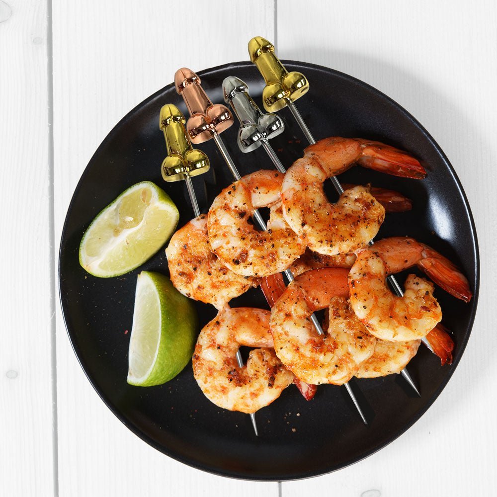 Glitterati Hors d'Oeuvre Picks - 6 Pack - Stainless Steel 18 cm Food Picks - Set of 6 – Sex toys NZ by Naughtyhut. Discreet delivery nationwide.