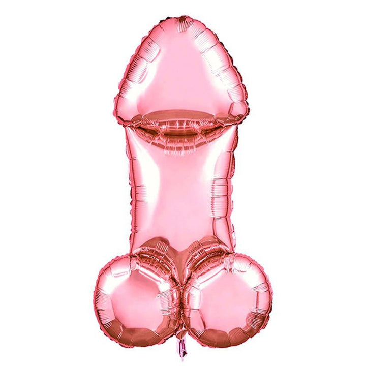Glitterati - Penis Party Balloon 90cm Mylar - Rose Gold 90 cm Novelty Balloon – Sex toys NZ by Naughtyhut. Discreet delivery nationwide.