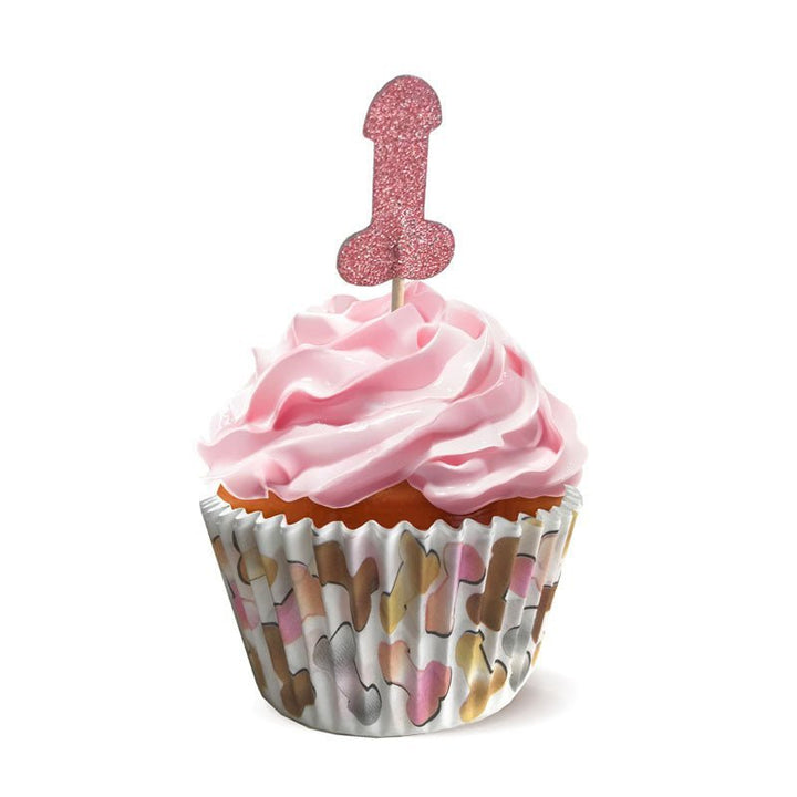 Glitterati - Penis Party Cupcake Set - Party Cupcake Set - Set of 24 – Sex toys NZ by Naughtyhut. Discreet delivery nationwide.