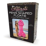 Buy Glitterati - Penis Pool Float - Pink Pool Float - 180 cm Length – Naughtyhut NZ sex toys online. Discreet delivery & top brands.