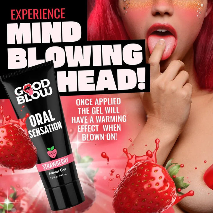 Good Blow Strawberry panel headed Mind Blowing Head, noting the warming effect when blown on