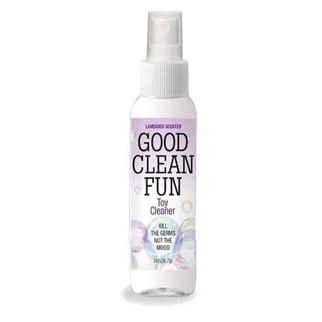 Buy Good Clean Fun - Lavender - Lavender Scented Toy Cleaner - 60 ml Bottle – Naughtyhut NZ sex toys online. Discreet delivery & top brands.