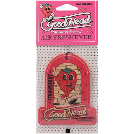 Buy GoodHead Air Freshener - Strawberry - Strawberry Scented Air Freshener – Naughtyhut NZ sex toys online. Discreet delivery & top brands.