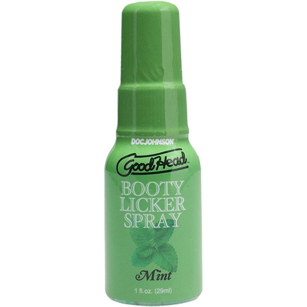 Buy GoodHead Booty Licker Spray - Mint - Mint Flavoured Spray - 29 ml Bottle – Naughtyhut NZ sex toys online. Discreet delivery & top brands.
