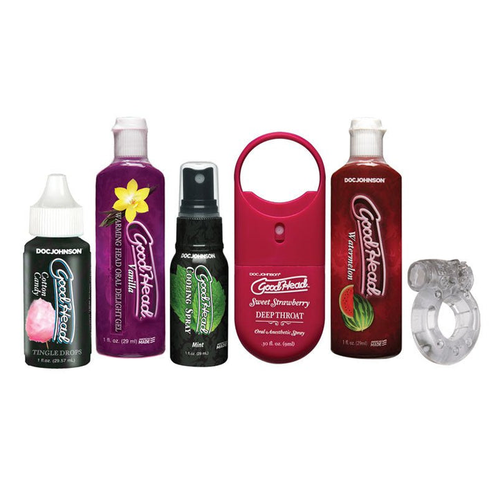 Buy GoodHead Sensations Kit - 6 Piece Lotion Set – Naughtyhut NZ sex toys online. Discreet delivery & top brands.