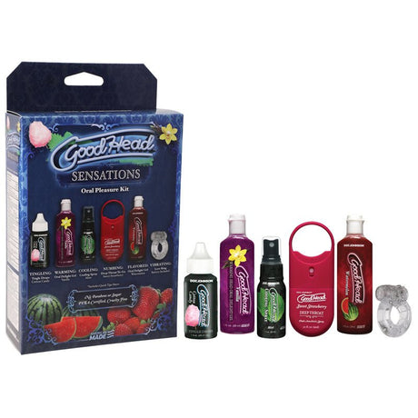 Buy GoodHead Sensations Kit - 6 Piece Lotion Set – Naughtyhut NZ sex toys online. Discreet delivery & top brands.