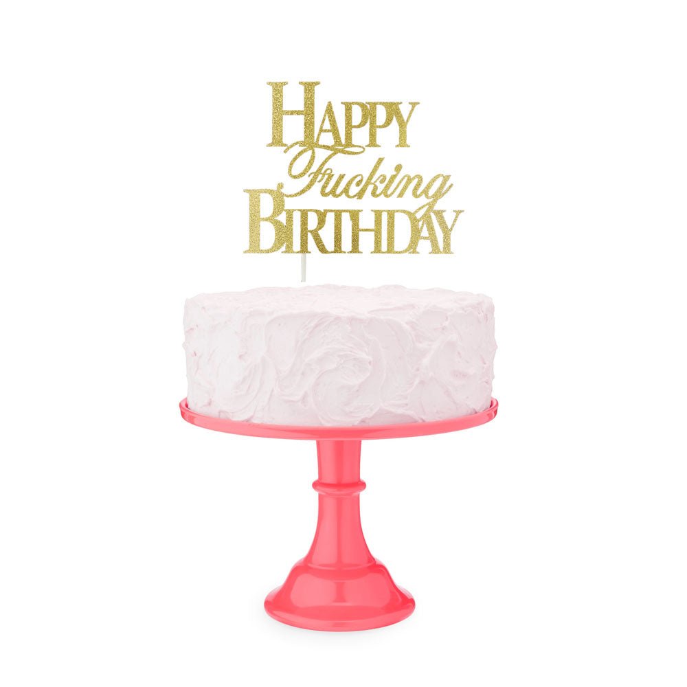 Happy Fucking Birthday Cake Topper - Novelty Cake Topper – Sex toys NZ by Naughtyhut. Discreet delivery nationwide.