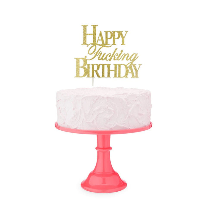 Happy Fucking Birthday Cake Topper - Novelty Cake Topper – Sex toys NZ by Naughtyhut. Discreet delivery nationwide.