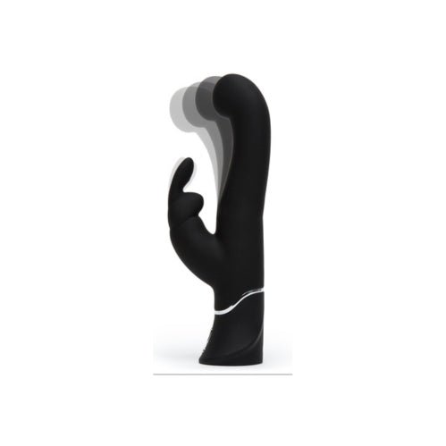 Buy Happy Rabbit G - Spot Stroker Rechargeable Rabbit Vibrator Black – Naughtyhut NZ sex toys online. Discreet delivery & top brands.