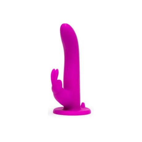 Buy Happy Rabbit Rechargeable Vibrating Strap On Harness Set Purple – Naughtyhut NZ sex toys online. Discreet delivery & top brands.