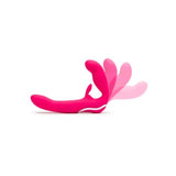 Buy Happy Rabbit Rechargeable Vibrating Strapless Strap On Pink – Naughtyhut NZ sex toys online. Discreet delivery & top brands.