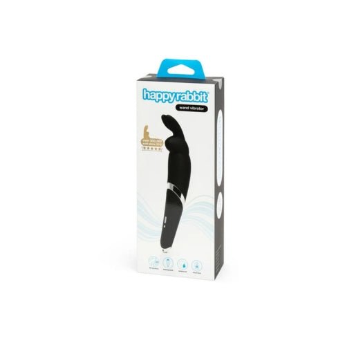 Buy Happy Rabbit Rechargeable Wand Vibrator Black – Naughtyhut NZ sex toys online. Discreet delivery & top brands.