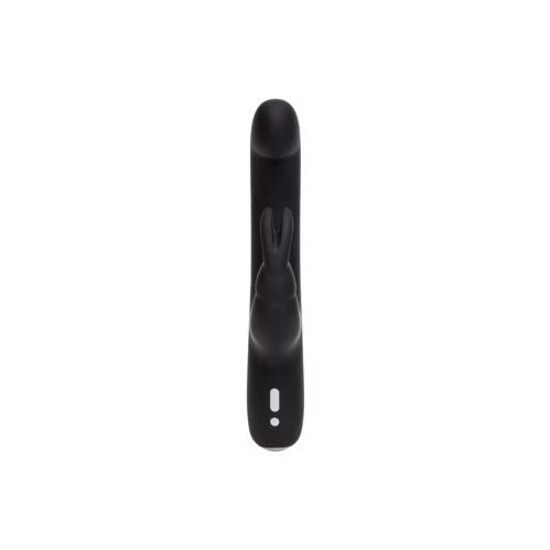Buy Happy Rabbit Slimline G - Spot Rechargeable Rabbit Vibrator Black – Naughtyhut NZ sex toys online. Discreet delivery & top brands.