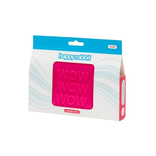 Buy Happy Rabbit WOW Small Silicone Zip Storage Case – Naughtyhut NZ sex toys online. Discreet delivery & top brands.