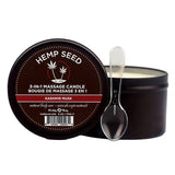 Buy Hemp Seed 3 - In - 1 Massage Candle - Kashmir Musk (Brandy, Magnolia & Vanilla Musk) - 170 g – Naughtyhut NZ sex toys online. Discreet delivery & top brands.