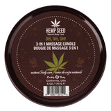 Buy Hemp Seed 3 - In - 1 Massage Candle - Oh! Oh! Oh! - Amber Musk, Warm Tobacco, Caramel Strands - 170 g – Naughtyhut NZ sex toys online. Discreet delivery & top brands.