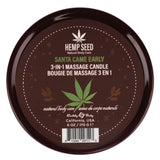 Buy Hemp Seed 3 - In - 1 Massage Candle - Santa Came Early - Honey, Cinnamon, Maple - 170 g – Naughtyhut NZ sex toys online. Discreet delivery & top brands.