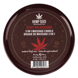 Buy Hemp Seed 3 - In - 1 Massage Candle - Stuff My Stocking - Pomegranate, Charred Firewood, Brown Sugar - 170 g – Naughtyhut NZ sex toys online. Discreet delivery & top brands.