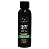 Buy Hemp Seed Massage & Body Oil - Naked In The Woods (White Tea & Ginger) Scented - 59 ml Bottle – Naughtyhut NZ sex toys online. Discreet delivery & top brands.
